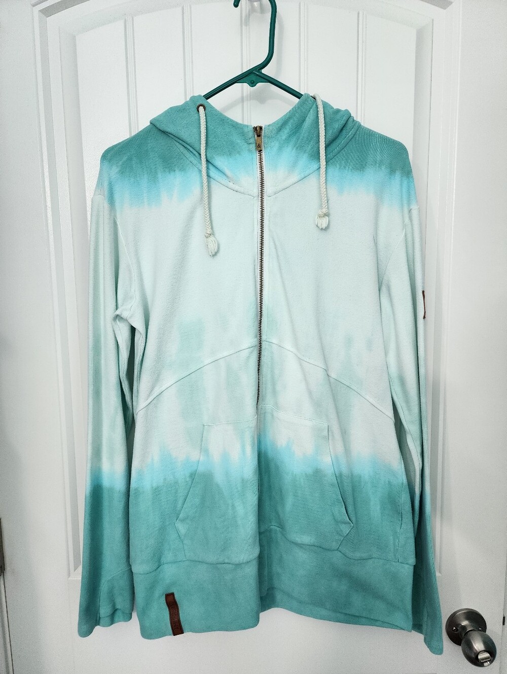 Ampersand Blue Horizon Full Zip Hoodie, Size Medium - Picture 3 of 10